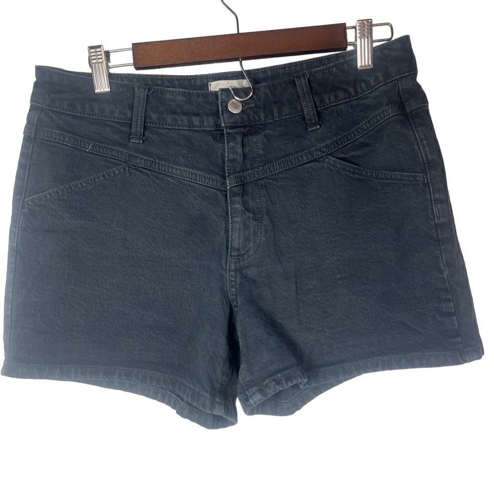 Universal Thread Vintage MIDI Women’s Black Short Mid Rise size 8/29